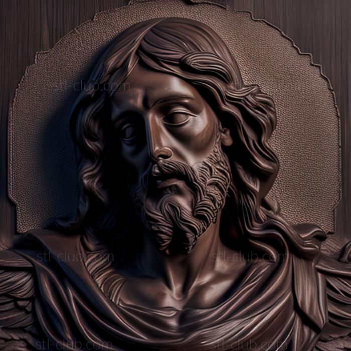 3D model st jesus (STL)